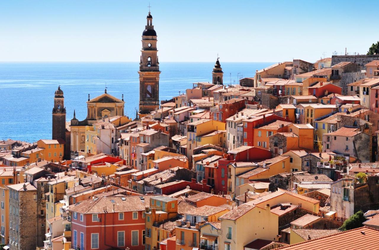 Superbe 2 Pieces Neuf A 100M De La Plage Menton Dış mekan fotoğraf
